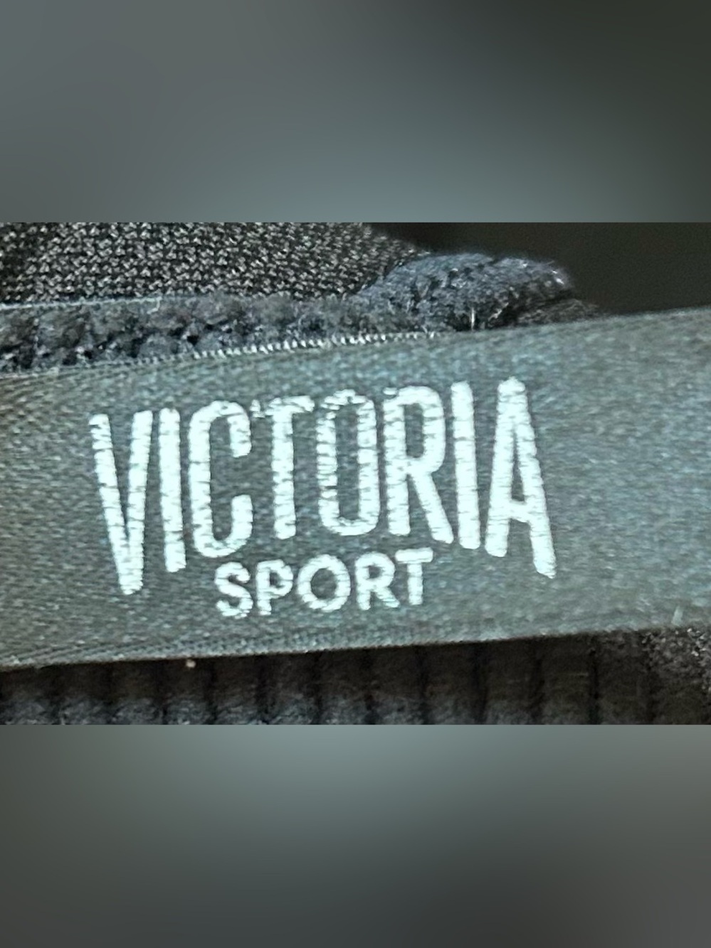 High-Support Gray Heather Racerback Sports Bra - Picture 3 of 5